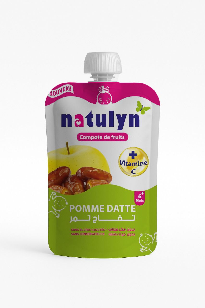 Gourde compote pomme datte