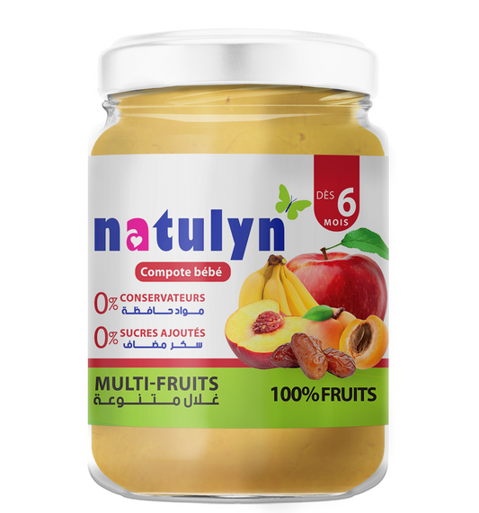 Compote bébé Multi-fruits